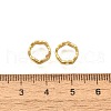 Rack Plating Brass Bead Frame KK-M309-35A-G-2