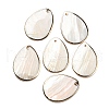 Natural Freshwater Shell Pendants BSHE-G034-15-1