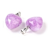 Dyed Natural Jade Pendants G-J386-H14-P-2
