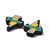 Teachers' Day Silicone Focal Beads SIL-B078-09-2