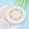 Brass Chain Bracelets BJEW-N032-01G-1