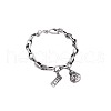 Hip-pop Style Brass Charm Bracelets FS-WG7DD61-02-3