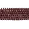 Imitate Austrian Crystal Frosted Glass Beads Strands EGLA-A039-T6mm-MD05-1