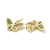 Brass Micro Pave Colorful Cubic Zirconia Charms KK-E068-VF097-3