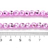 Electroplated Synthetic Non-magnetic Hematite Beads Strands G-B132-B01-01C-4
