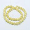 Natural Mashan Jade Round Beads Strands G-D263-8mm-XS06-3