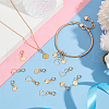 40Pcs 4 Styles 304 Stainless Steel European Dangle Charms PALLOY-UN00005-2