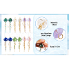 Glass Pendants PALLOY-TAC0119-18