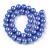 Electroplate Opaque Glass Beads Strands GLAA-T032-P8mm-AB11-2