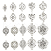  60Pcs 10 Styles Tibetan Style Alloy Connector Charms FIND-TA0002-97-3