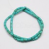 Synthetic Turquoise Beads Strands TURQ-G120-5x9mm-13-2