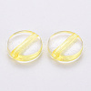 Transparent Acrylic Beads TACR-S154-09A-81-2