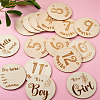 Basswood Milestone Cards WOOD-TA0001-41C-6