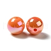 UV Plating Rainbow Iridescent Acrylic Beads X-PACR-D070-01L-3
