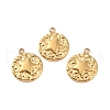Ion Plating(IP) 304 Stainless Steel Pendants STAS-D051-13G-2