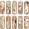 BENECREAT 10Pcs Shell Pendants SSHEL-BC0001-22-1