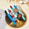 Brass Wax Seal Stamps with Wood Handle AJEW-WH0412-0133-4
