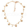 Aluminum Crystal Rhinestone Butterfly Tassel Necklaces for Women FS-WG607C8-01-5