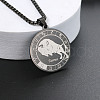 201 Stainless Steel Pendant Necklaces with Alloy Box Chain WGA45A6-14-1