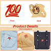 24Pcs Alloy Brooches AJEW-FG0004-20-4