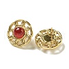 Cat Eye Stud Earrings EJEW-G400-61G-1