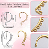 SUNNYCLUE 32Pcs 4 Styles Alloy Ear Cuff Findings FIND-SC0009-13-2