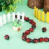 Handmade Lampwork Beads Strands LAMP-TA0002-01-6