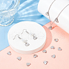 Unicraftale 100Pcs 304 Stainless Steel Stamping Blank Tag Charms FIND-UN0015-55-2
