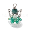 Glass Pendants PALLOY-MZ00665-07-1