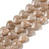 Natural Peach Moonstone Beads Strands G-P544-E05-01-2