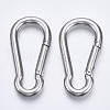 Tarnish Resistant 304 Stainless Steel Rock Climbing Carabiners X-STAS-N087-24B-01-1