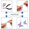 20Pcs 10 Style Ion Plating(IP) 201 Stainless Steel Filigree Pendants STAS-SZ0002-15-2