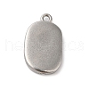304 Stainless Steel Pendants STAS-D049-03E-2