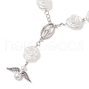 Tibetan Style Alloy Angel Charm Bracelets BJEW-JB11777-4