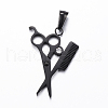 304 Stainless Steel Rhinestone Pendants STAS-P157-02-2