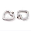 Non-Tarnish 304 Stainless Steel Charms STAS-Y002-04P-2
