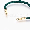 Nylon Cord Bracelet Making MAK-F024-04-G-2