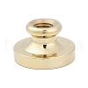 Golden Tone Crown Initial Wax Seal Brass Stamp Heads AJEW-A065-01U-2