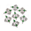 Alloy Enamel Chandelier Component Links ENAM-EA9734Y-3-1