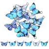 12Pcs 6 Colors Printed Alloy Pendants FIND-FS0001-29-3