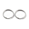 Non-Tarnish 304 Stainless Steel Split Key Rings STAS-Q314-02I-P-1