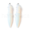 Natural & Synthetic Mixed Gemstone Pendants G-C187-02-2