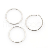Tarnish Resistant 304 Stainless Steel Open Jump Rings STAS-J013-16xx1.2mm-01-1