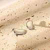Bean Stainless Steel Stud Earrings for Unisex AA3662-3-2