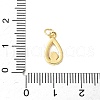 Brass Micro Pave Cubic Zirconia Enamel Pendants KK-D357-01A-G-3