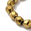 Electroplated Synthetic Magnetic Hematite Beads Strands G-I364-J01-4