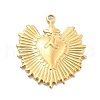 Ion Plating(IP) 304 Stainless Steel Pendants STAS-P379-18B-G-1