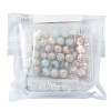 DIY Natural Crazy Agate & Fire Crackle Agate Stretch Bracelet Making Kit DIY-YW0008-49-8