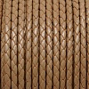 Braided Leather Cord WL-E019-3mm-07-2