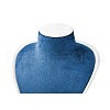 Bust Shaped PU Leather Jewelry Display Stands for Necklaces AJEW-A068-03B-5